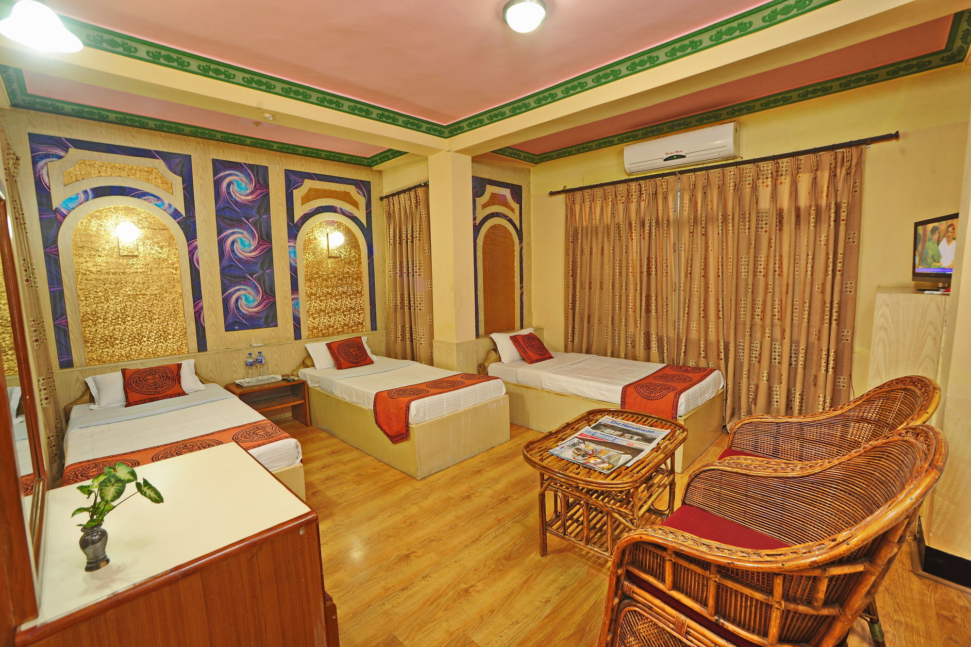 Deluxe Triple Room with Garden View