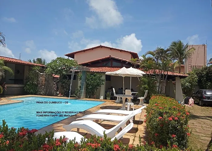 Cumbuco - Casa De Praia Com Piscina E Deck