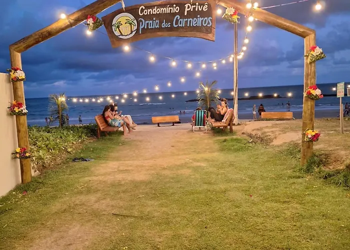 Casa Amarela em Condomínio Beira Mar - Privê Praia dos Carneiros