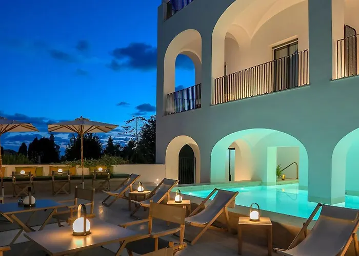 Hotel com vista: Villa Certosa Boutique Hotel Capri