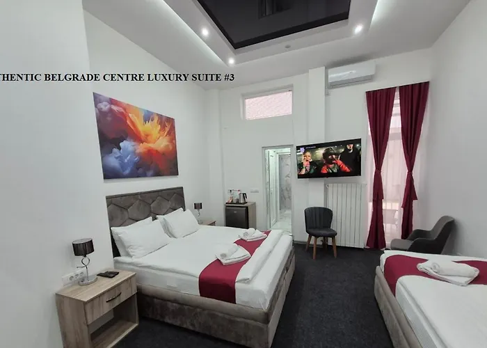 Authentic Belgrade Centre Suites With Patios In Courtyard For Smokers