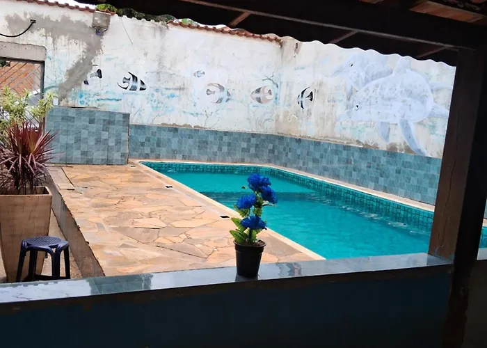 chácara com piscina