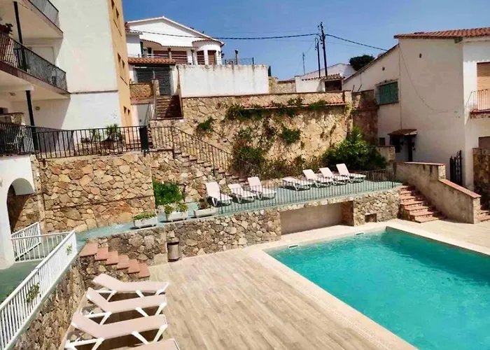 Tossa De Mar, Miramar Con Piscina