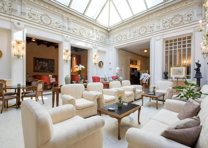 In Luxury hotels Corona D'Oro 1890