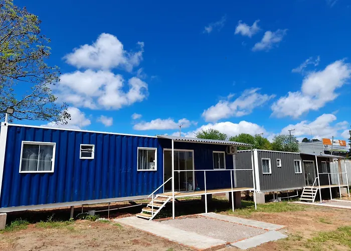 Casa Contêiner Azul
