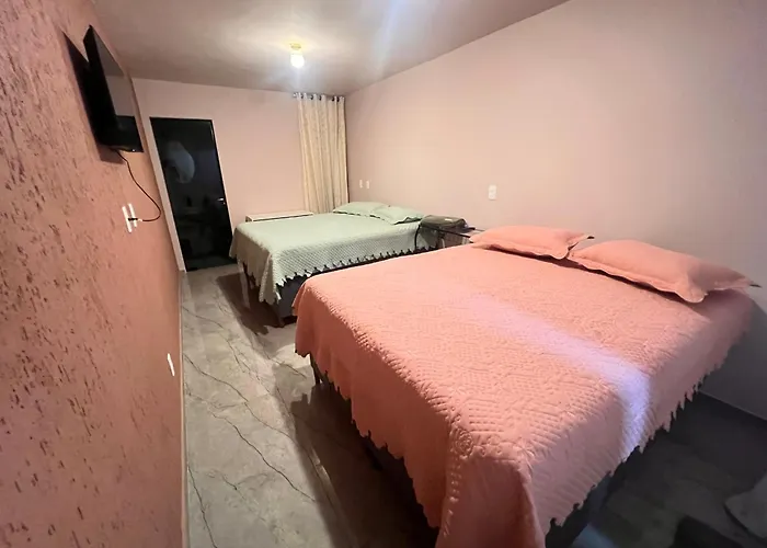 Quartos privativos separados da casa