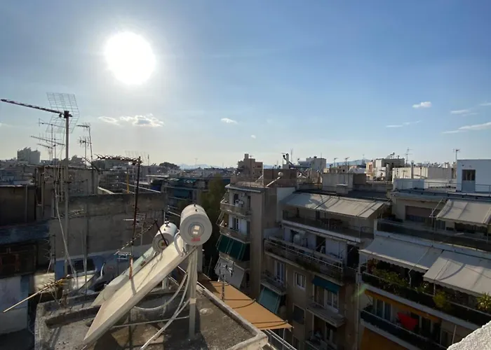 Top Floor Apt With Balcony - Acropolis View & Sunset - Koukaki