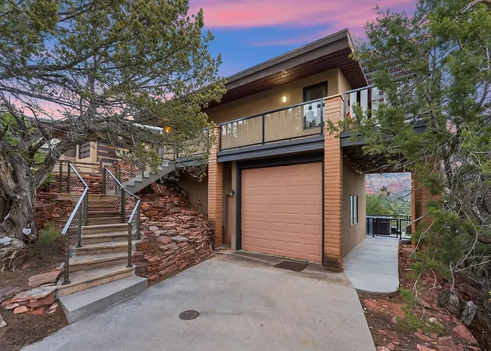 Perfect Couples Getaway Private Hot Tub Panoramic Red Rock Views