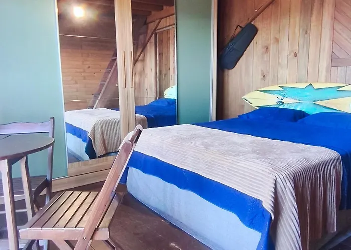 casa refugio fundo de bateira