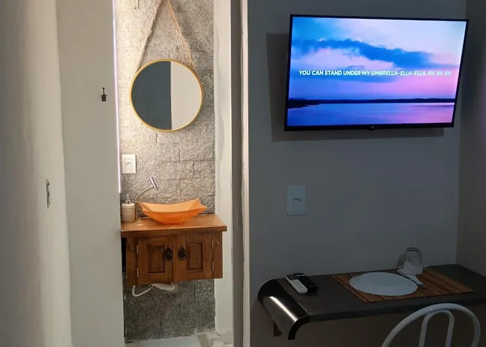 Quarto suíte privativo ar e tv