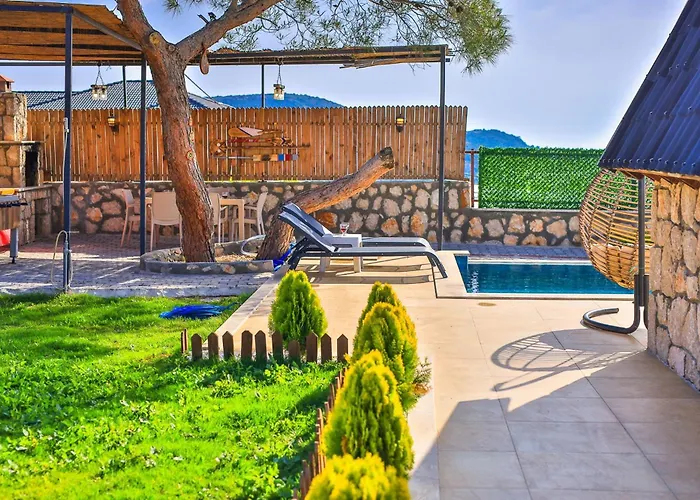 Serene Bungalow Retreat With Private Pool In Ka, Trkiye